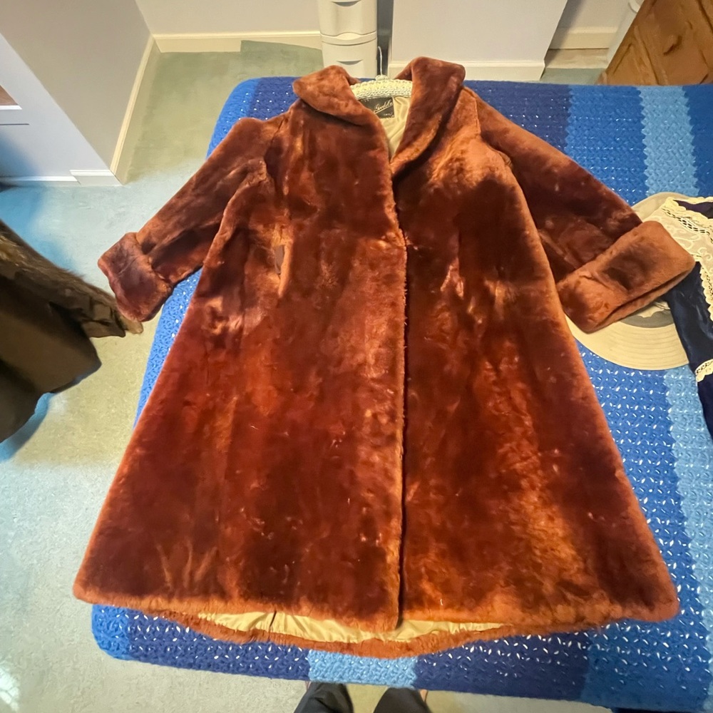 Vintage ‘60’s Auburn Fur Coat